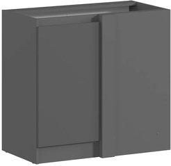 Шкаф напольный под мойку Леон 86,4х81,8х49,1см ЛНС-100 Диамант серый