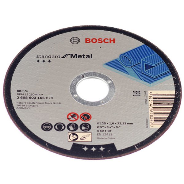 Круг отрезной по металлу прямой Bosch SfM 125х1,6х22мм