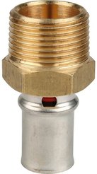 Переходник с наружной резьбой 3/4"x16 для металлопластиковых труб прессовой STOUT