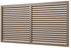 Решетка вентиляционная,профиль ПВХ,600х600,дуб