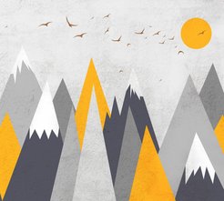 Фотообои Горы ШxВ(см) 300х270см виниловые на флизелиновой основе