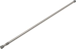 Карниз для ванной SR0024E, 140-260см прямой раздвижной, серебристый