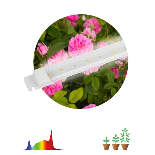 Светильник для растений ЭРА FITO-10W-Т5-Ra90-Slim полного спектраТ5 10Вт