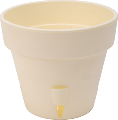 Горшок пластиковый Латина d20см h17,5см v3,7л крем