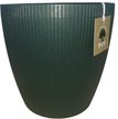 Кашпо пластиковое Эко Магнолия d20,5см h21см v5,2л малахит