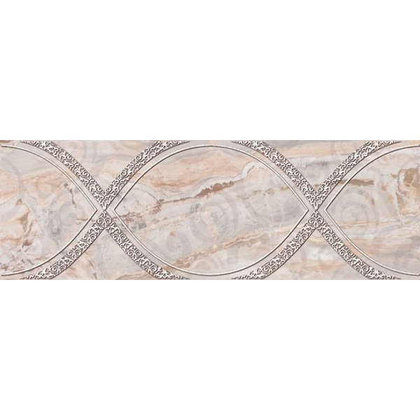 Декор настенный Лигурия 20х60см коричневый шт(17-03-15-608-1)