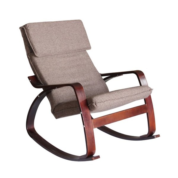 Кресло-качалка TXRC-01 (Cacao) толщина сидения 8см,ширина каркаса 7см