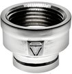 Муфта латунная переходная V&G хромированная 1"х3/4"