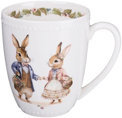 Кружка Lefard Rabbits family 400мл фарфор