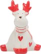 Фигурка керамическая Олень 8,9см, красно-белый, SYTCB-3825096 Фигурка керамическая Олень 8,9см, красно-белый, SYTCB-3825096
