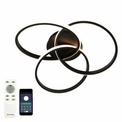 Люстра светодиодная управляемая EVITA 80W 3R-APP-510X130-BLACK/WHITE-220-IP20