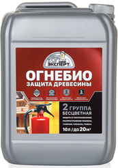Пропитка огнебиозащитная ЭКСПЕРТ  (10л)
