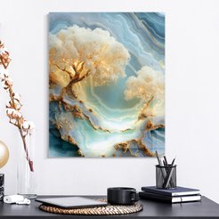 Картина стекло Зололотой берег 40х50 