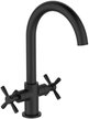 Смеситель для раковины Orange Mia M34-821b черный матовый