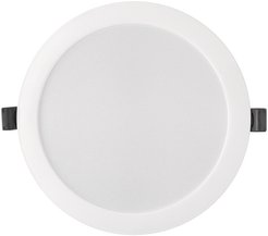 Светильник встраиваемый LED круг 12Вт 6500К 145мм белый пластик IP40 General GLP-RW3-12BT-145-6 412406
