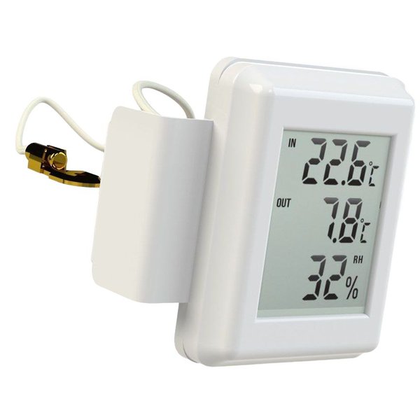 Термогигрометр электронный белый