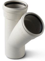 Тройник канализационный Pro Aqua Stilte Plus 58x58/45°