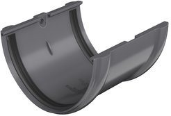 Соединитель желоба ТН ОПТИМА серый