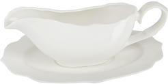 Соусник Nouvelle Home Belle 330мл 22,5х15,5х8,5см фарфор, подставка фарфор