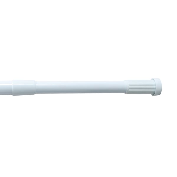 Карниз для ванной Fixsen 140-260см прямой раздвижной белый FX-51-013