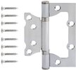Петля без врезки Vanger 100х75х2-P2-CR хром