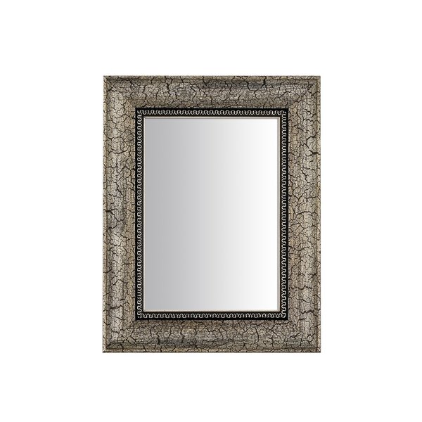 Зеркало настольное в раме 15х21 мини серый 