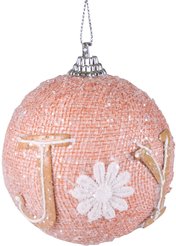 Шар с узором 8см розовый SYPMQA-102122