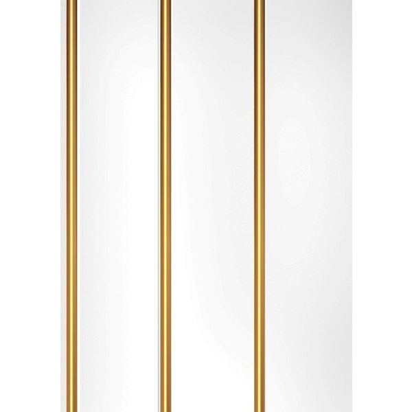 Панель ПВХ рейка 3-х секц.Золото 2,9/3.0х0,24 8мм