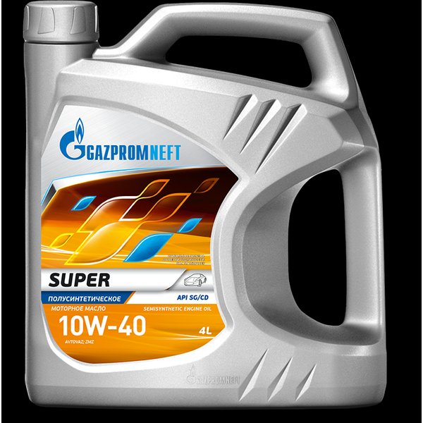 Масло моторное Газпромнефть Super 10W-40 полусинтетическое 4л