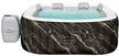 СПА-бассейн квадратный Hollywood Luxe AirJet 6 Marble Square 180х180х66см, 778л, аэромассаж, подсветка 6001F