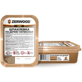 Шпаклевка по дереву ZERWOOD SHD орех (0,3кг) 426864 купить с доставкой ...