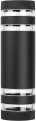 Светильник уличный настенный ЭРА Адрия GBW-102-BL-0300 230В 2хЕ27 max 30Вт IP54 300х150x90 вверх/вниз черный