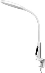 Светильник настольный на струбцине KD-837 C01 белый LED 7Вт 230В 450лм сенс.рег.ярк и цвет.темп USB-5В 1А 