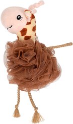 Мочалка детская Банные штучки Жирафик 17х12см soft, нейлон