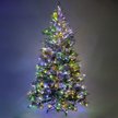 Ель искусственная Тильда 210см, флокированная, 650LED, мультиколор, ПЭ+ПВХ