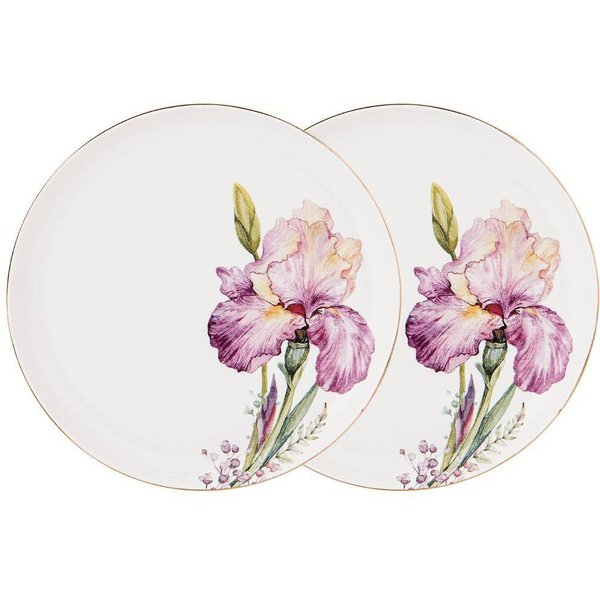 Набор тарелок обеденных Lefard Iris 23см 2шт фарфор