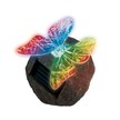 Светильник садовый Бабочка на камне RGB-светодиод USL-S-116/RT085 Butterfly on rock