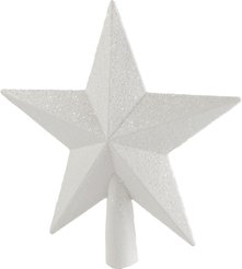 Верхушка елочная Звезда 19х19см, белый, SYSDX-3323063