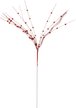 Ветка декоративная 77х5см красный SYSDH-A3025171