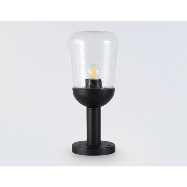 Светильник уличный тротуарный ландшафтный Ambrella light ST2085 BK/CL IP54 E27 черный/прозрачный 