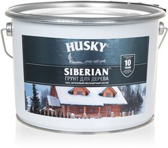 Грунт для дерева  HUSKY SIBERIAN акриловый биозащитный (9л)