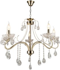 Люстра HIPER H220-5 5хE14 ANTIQUE BRONZE