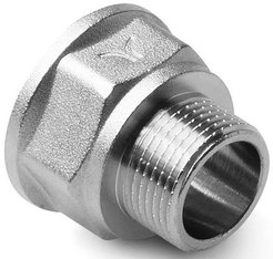 Переход латунный Pro Aqua 1/2"x1" наружная-внутренняя резьба