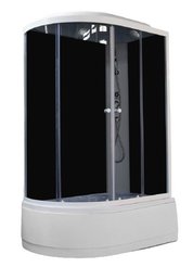 Кабина душевая PARLY EC1221R (80х120х215)высокий поддон, стекла тонированные серые передние и черные задние, а