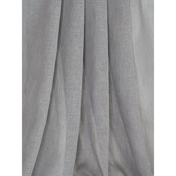 Тюль Лен с утяжелителем FAN L1012-grey/300 L ut серый