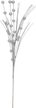 Ветка декоративная 45х3см серебро SYSDH-A3025190