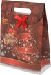 Пакет бумажный новогодний Праздник 19,5х27х8,6см бумага 210г SYLPDB-4325005