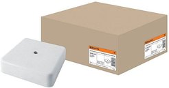 Коробка распаячная КР 100х100х29 ОП белая IP40 TDM