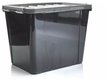 Ящик д/хранения Полимербыт Master Box 25л 29,5х41х31,2см с крышкой, черный ПП
