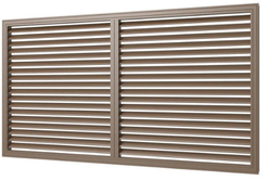Решетка вентиляционная,профиль ПВХ,600х900,дуб